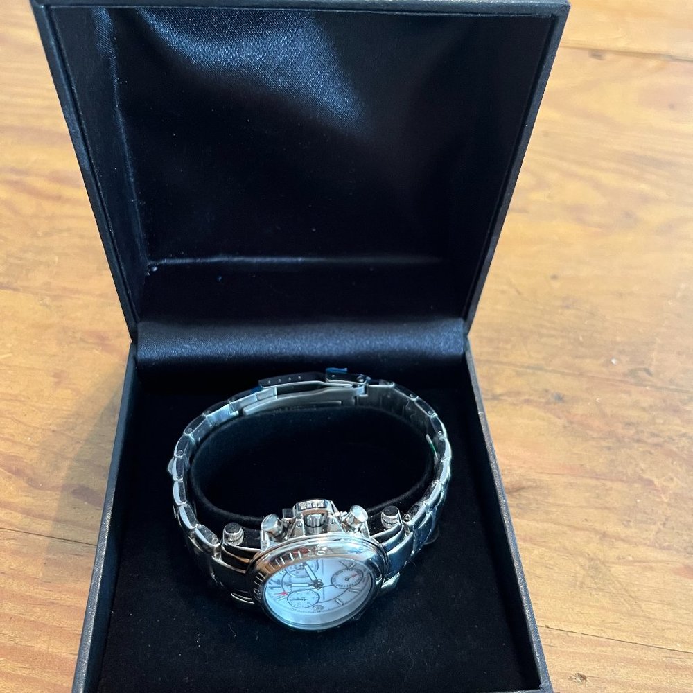 Klaus Kobec Lady’s Quartz Chronograph Stainless Steel Watch